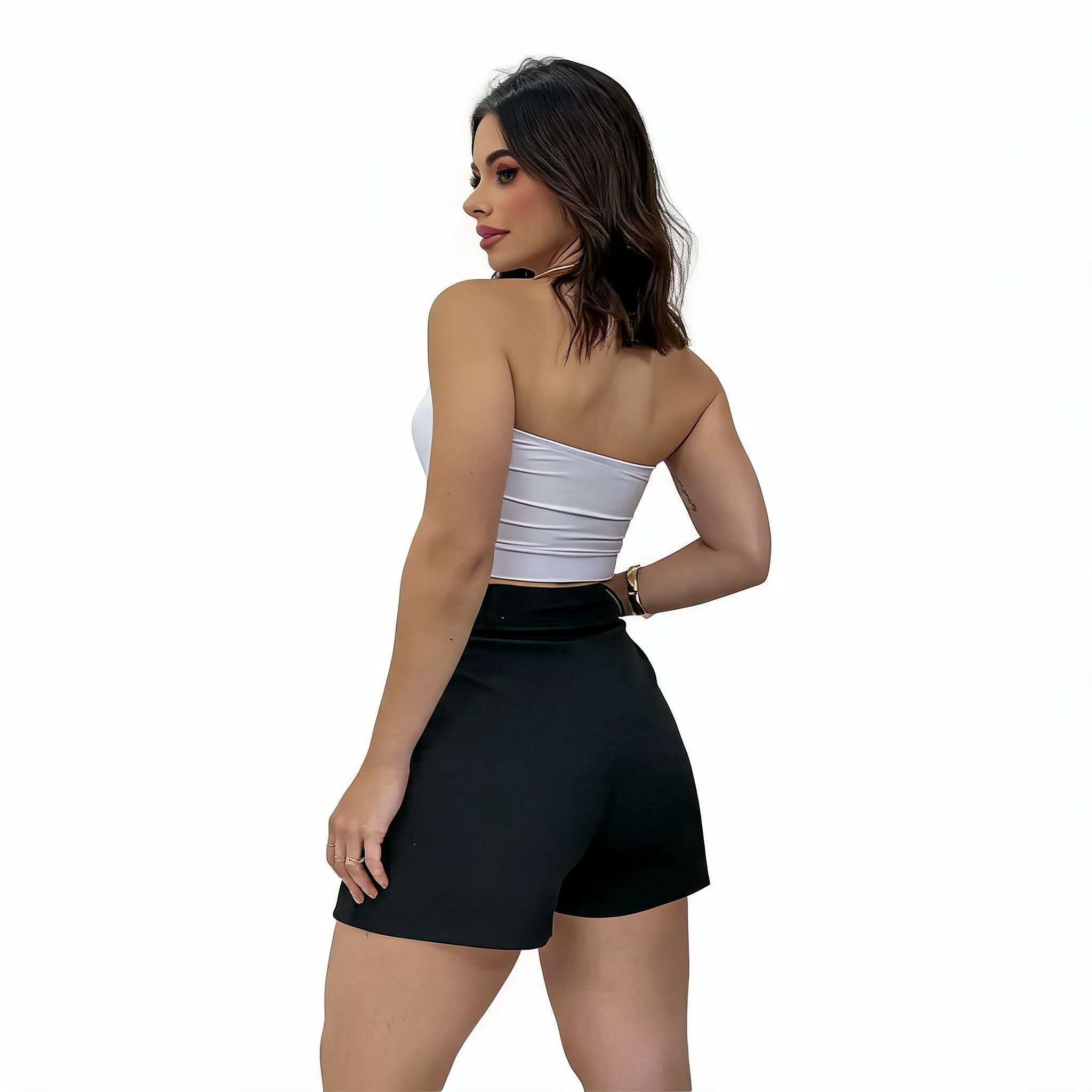 Top Faixa Fitness Tomara que Caia com Bojo Estruturado Forrado - Kineton Fit