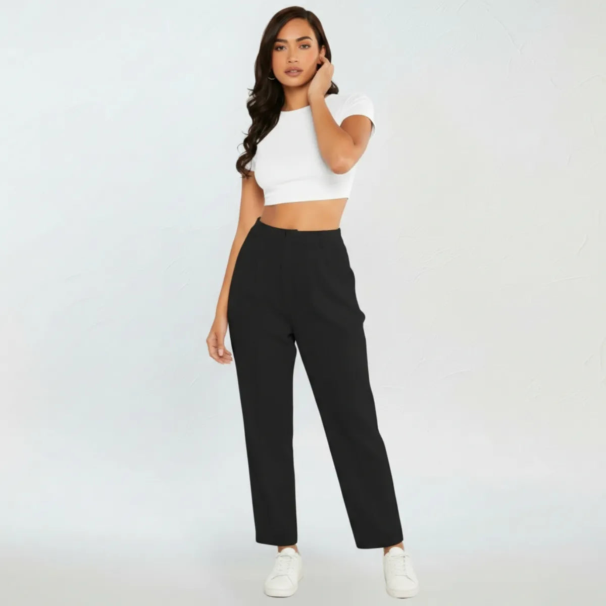 Camiseta Cropped Fitness Manga Curta Tecido Duplo Premium - Kineton Fit