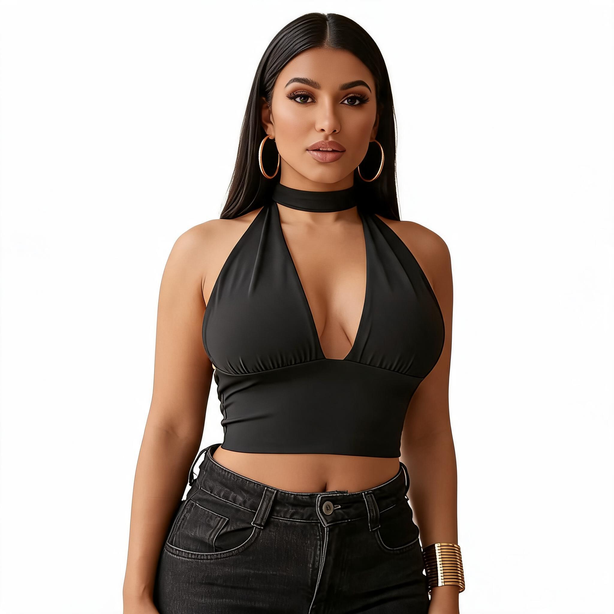 Top Cropped Frente Única Multiformas com Bojo Integrado - Kineton Fit