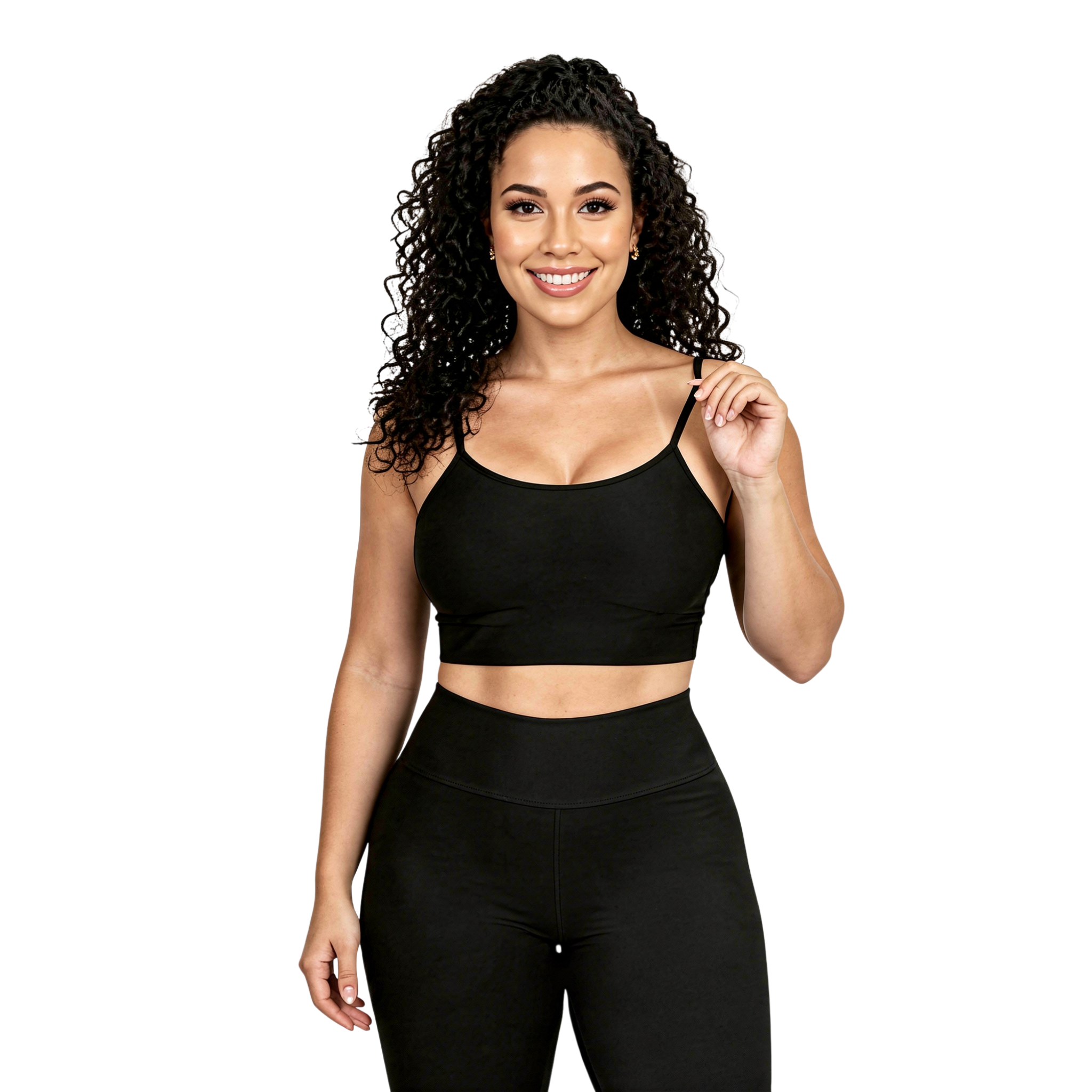 Top Fitness de Alta Performance Suplex Costas Abertas com Bojo Removível - Kineton Fit