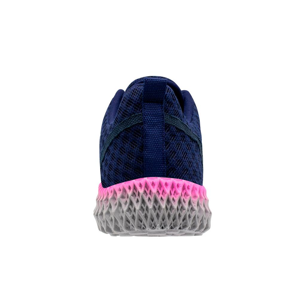 Tênis Esportivo Feminino Youth Class Ghost 3 Azul Marinho e Rosa para Caminhada