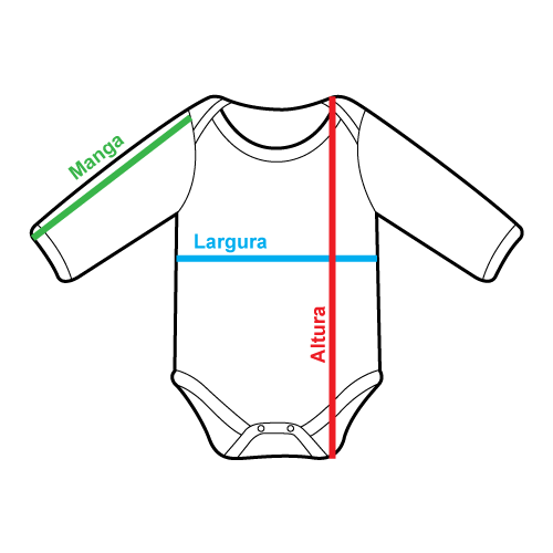 Body Para Bebê Menino Manga Longa Urso Preto