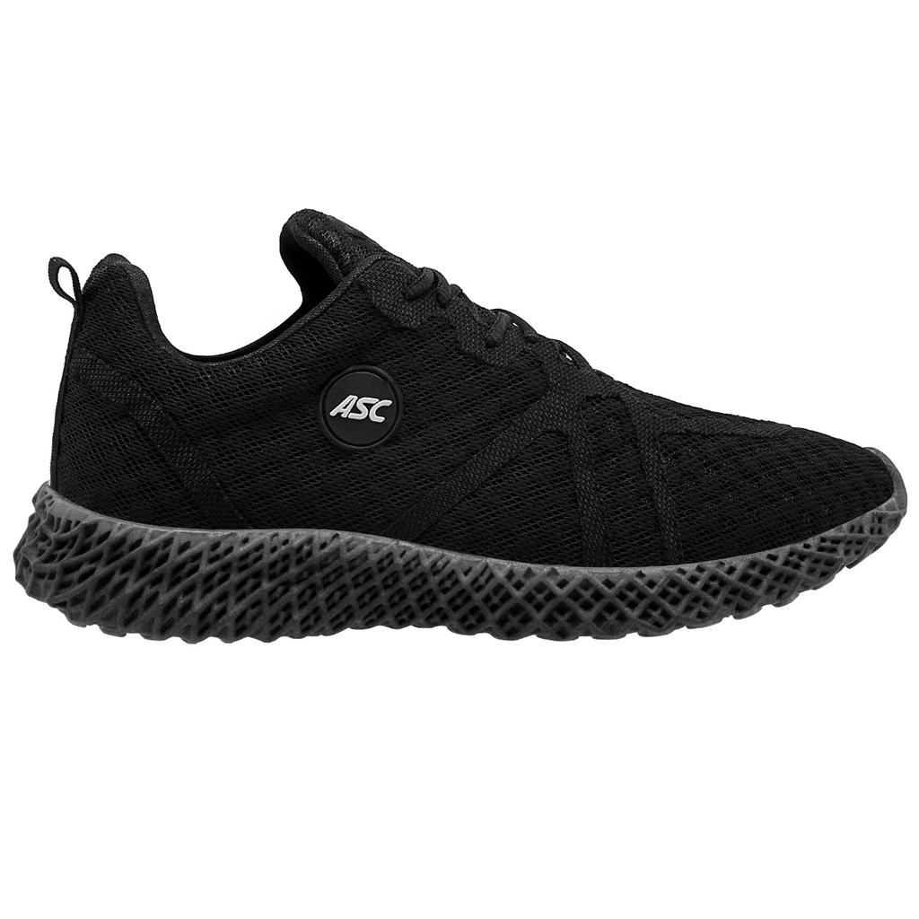 Tênis Esportivo Feminino Youth Class Ghost 3 Preto e Verde para Caminhada